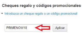 ¿Como usar el código de descuento Amazon?