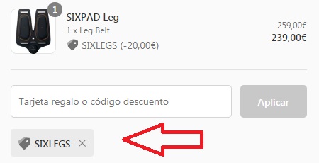 ?Como usar el codigo de descuento CurrentBody?