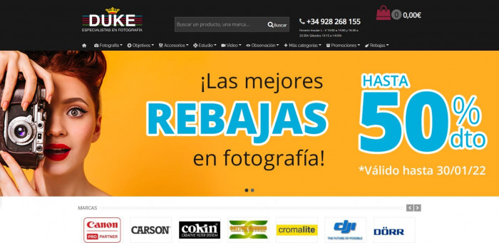 Rebajas Duke Fotografía