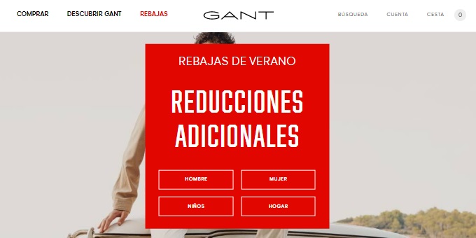 Pagina de inicio GANT