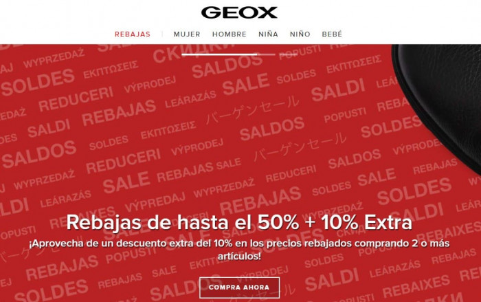 Rebajas Geox