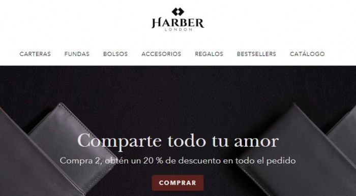 Cómo usar código promocional Harber London