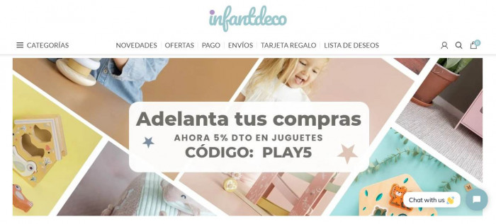 Ofertas en productos para bebés Infantdeco