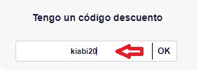 ?Como usar el codigo de descuento Kiabi?