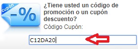 ?Como usar el codigo de descuento La Central del Perfume?