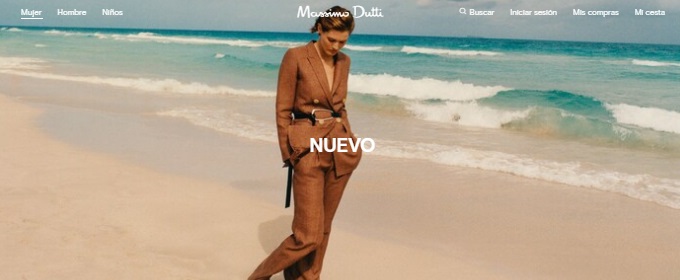 Pagina de inicio Massimo Dutti