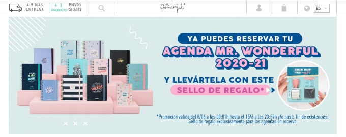 Pagina de inicio Mr. Wonderful