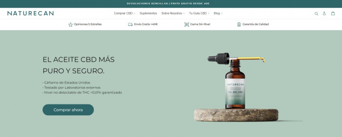 Códigos y ventas Naturecan Aditivos CBD comprar barato