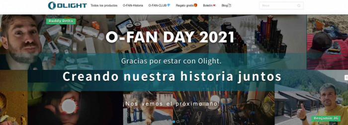 Ventas y descuentos en Olight