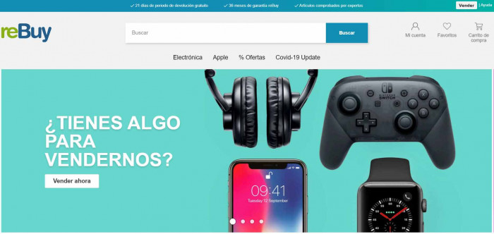 Descuentos en electrónica ReBuy