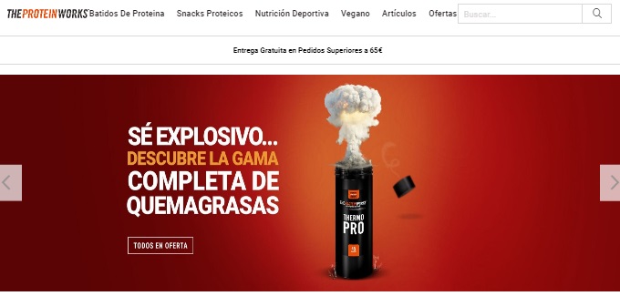 Pagina de inicio The Protein Works