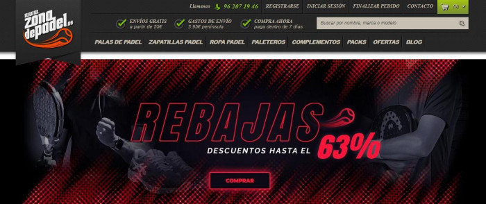 Cupones de descuento Zona de Padel